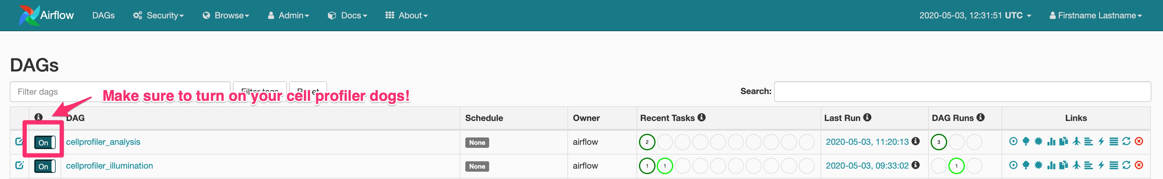 CellProfiler DAG Overview